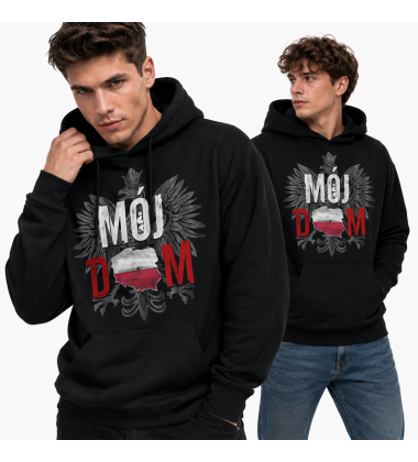 BLUZA Z KAPTUREM MÓJ DOM